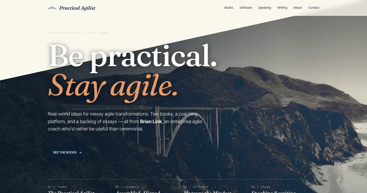 Screenshot of Practical Agilist
