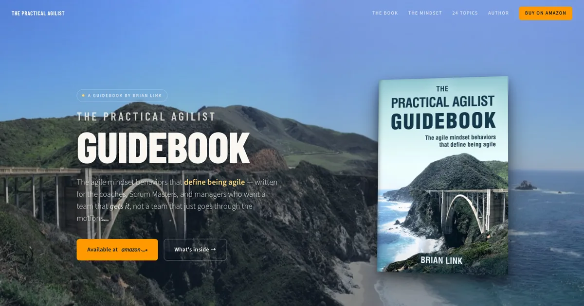 Screenshot of The Practical Agilist Guidebook